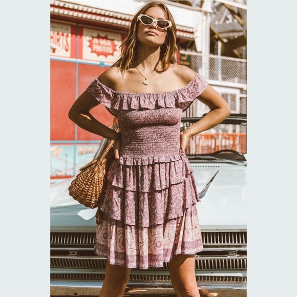 Spell Dresses & Skirts - Spell & The Gypsy Dahlia Ra Ra Mini Dress Sz. Medium NWT